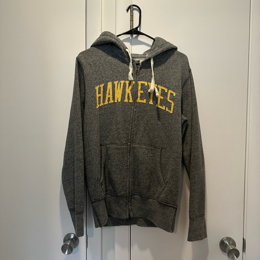 University of Iowa Zip Up Sweatshirt Hoodie